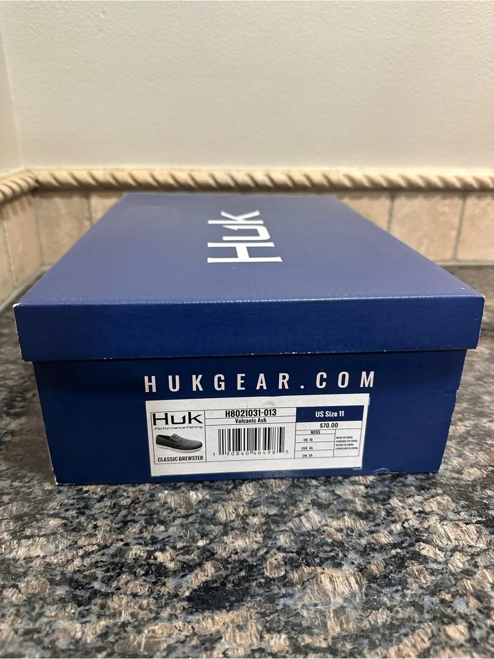 HUK Men’s Classic Brewster Slip-on Wet Traction Fishing & Deck Shoes